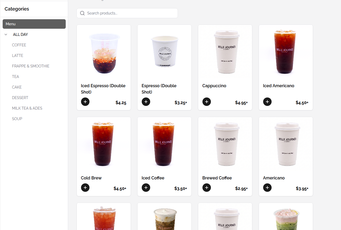 A branded white-label online ordering app on a phone